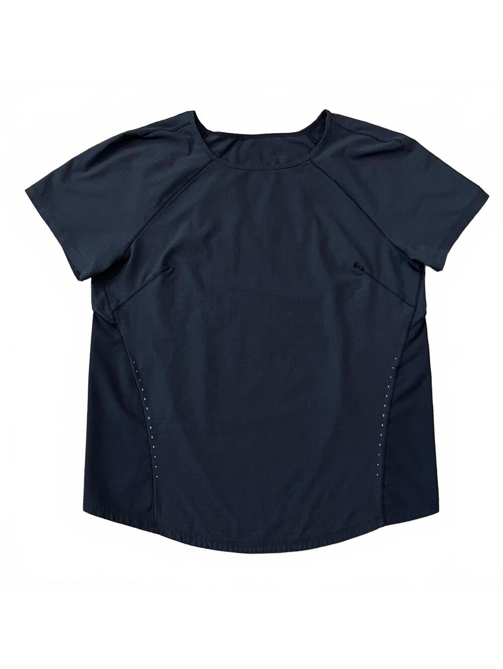 Lululemon Lightweight Stretch Running Short Sleeve Shirt Black Size 4